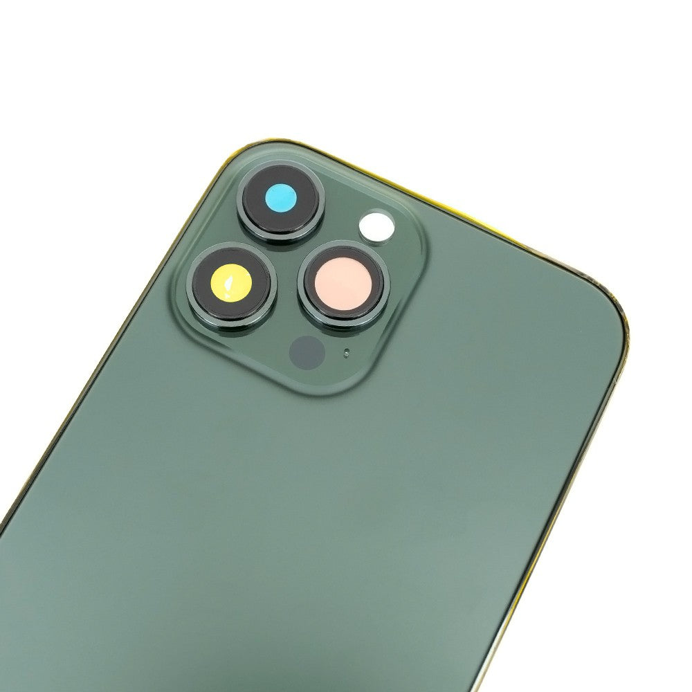 Rear Housing for iPhone 13 Pro Max (NO LOGO)-Green Rear Housing for iPhone 13 Pro Max (NO LOGO)-Green